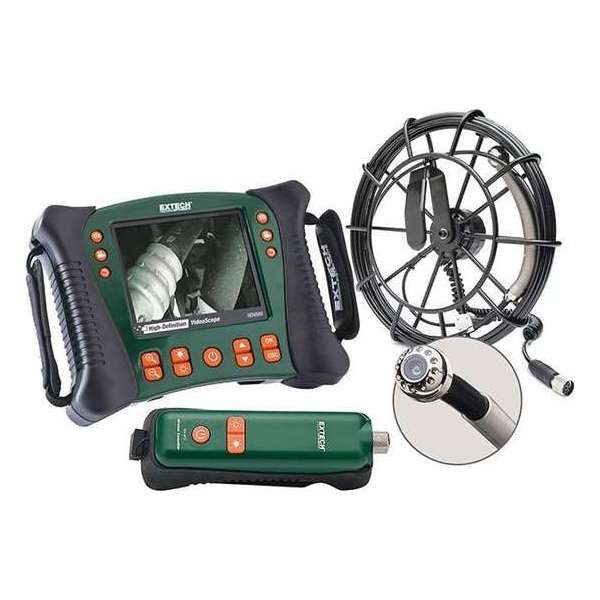 EXTECH HDV650W-10G: HD VideoScope Wireless Plumbing Kit met HDV600-monitor en 10m Probe EXTECH HDV650W-10G: HD VideoScope Wireless Plumbing Kit met HDV600-monitor en 10m Probe