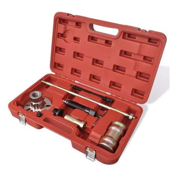 vidaXL - Poelietrekker Hydraulische wielnaaftrekker met hamer set 10 ton vidaXL - Poelietrekker Hydraulische wielnaaftrekker met hamer set 10 ton