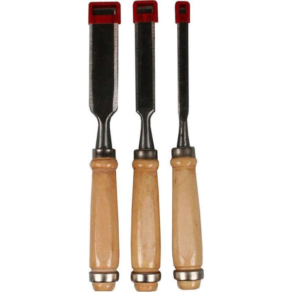 Benson houtbeitel set 3-delig Benson houtbeitel set 3-delig