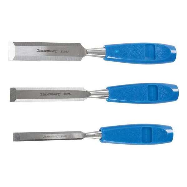 Silverline Houtbeitel Set, 3 Delig Silverline Houtbeitel Set, 3 Delig