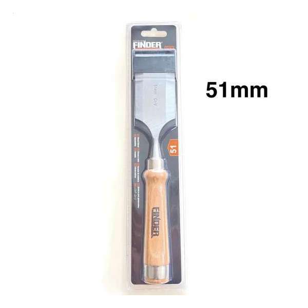 FINDER Tools Houtbeitel - Houtbeitel - Steekbeitel - Beitel - 51mm FINDER Tools Houtbeitel - Houtbeitel - Steekbeitel - Beitel - 51mm