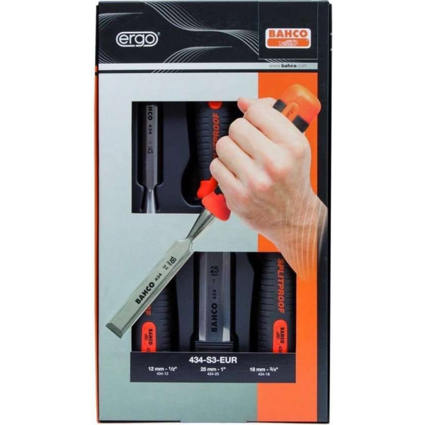 Bahco Steekbeitelset 3-delig Bahco Steekbeitelset 3-delig