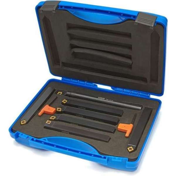 HBM 16x16 - 7 Delige Beitelset Met HM Wisselplaten HBM 16x16 - 7 Delige Beitelset Met HM Wisselplaten