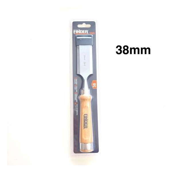 FINDER Tools Houtbeitel - Houtbeitel - Steekbeitel - Beitel - 38mm FINDER Tools Houtbeitel - Houtbeitel - Steekbeitel - Beitel - 38mm