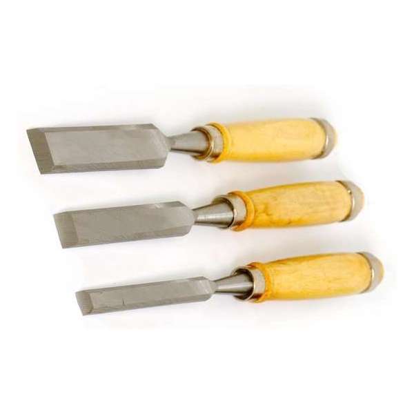 Set houtbeitels 12, 18 en 24 mm diameter Set houtbeitels 12, 18 en 24 mm diameter