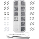 B&A Products 1100 Delige Bril Reparatieset RVS - Horloge Reparatieset