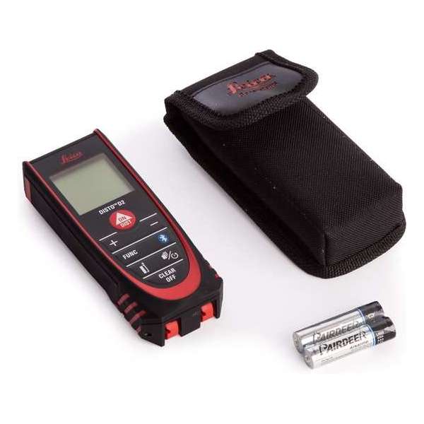 Leica Disto D2 BT Afstandsmeter - bluetooth - 100m Leica Disto D2 BT Afstandsmeter - bluetooth - 100m