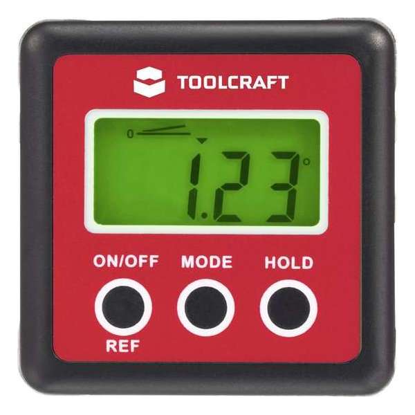 Toolcraft To-4988565 Digitale Hoekmeter 360 ° Toolcraft To-4988565 Digitale Hoekmeter 360 °