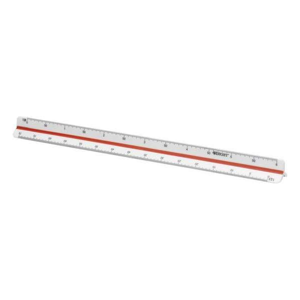 Schaalstok Westcott 30cm - 1:2,5-5-10-20-50-100 Schaalstok Westcott 30cm - 1:2,5-5-10-20-50-100