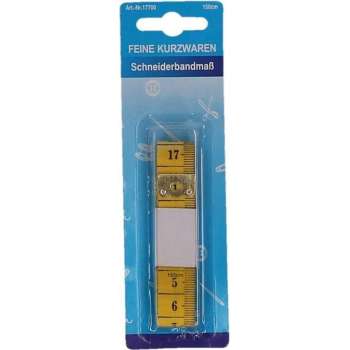 Meetlint 150 cm - Centimeters en Inch - Plastic