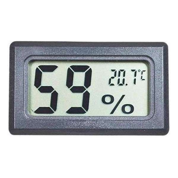 Professionele hygrometer- Zwart - Meet ook temperatuur - Voor buiten en binnen - 2 in 1 - Hygrometer Professionele hygrometer- Zwart - Meet ook temperatuur - Voor buiten en binnen - 2 in 1 - Hygrometer