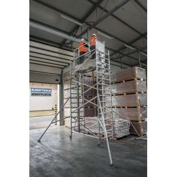 Rolsteiger Hoogwerker de Alulift werkhoogte 700 cm. - De Solarlift bij uitstek! 250 kg belastbaar.
