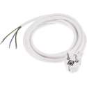 Exin Aansluitsnoer 2.5m Randaarde 3X1Mm - Wit
